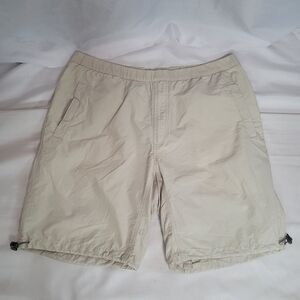 Columbia Men's Hiking Fishing Beige Pullon Shorts Size XL